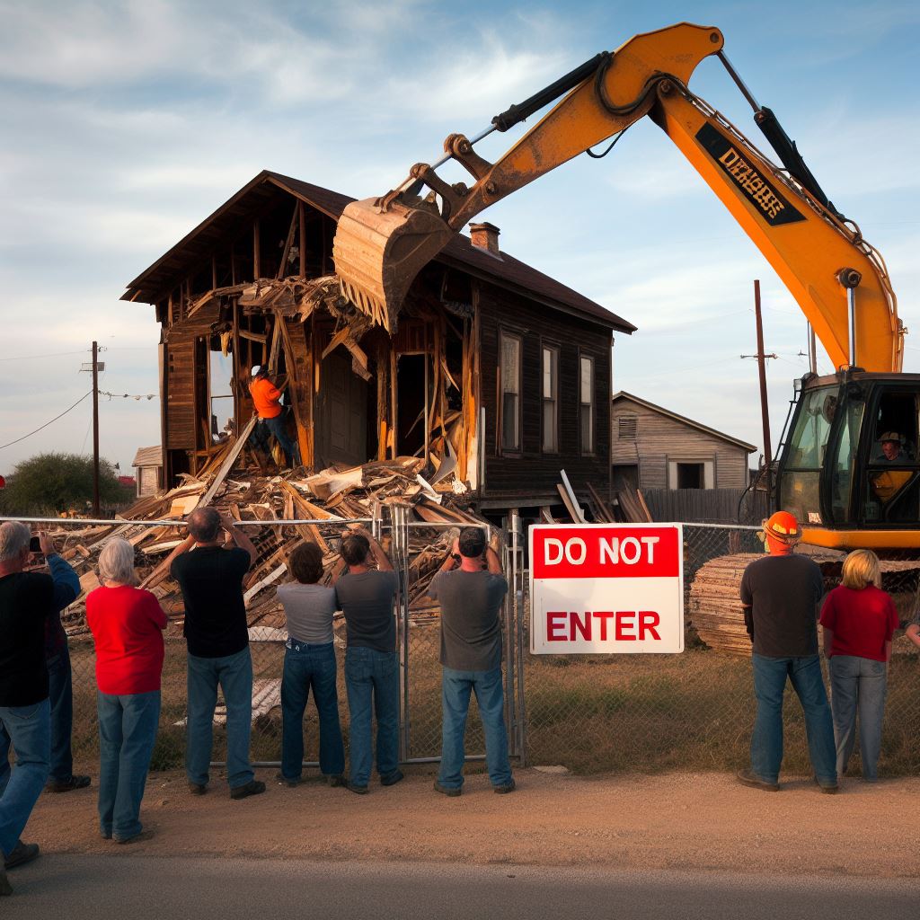 Demolition in Texas